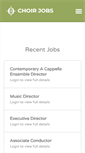 Mobile Screenshot of choir-jobs.com